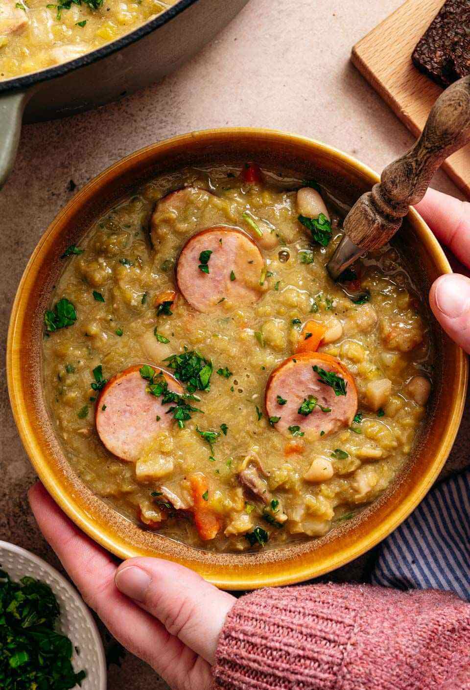 Erwtensoep met rookworst