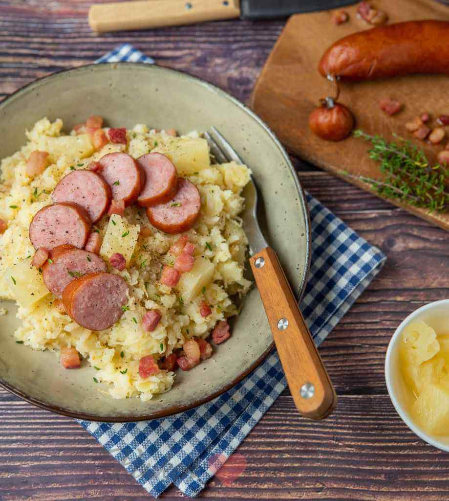 Zuurkoolstamppot met worst